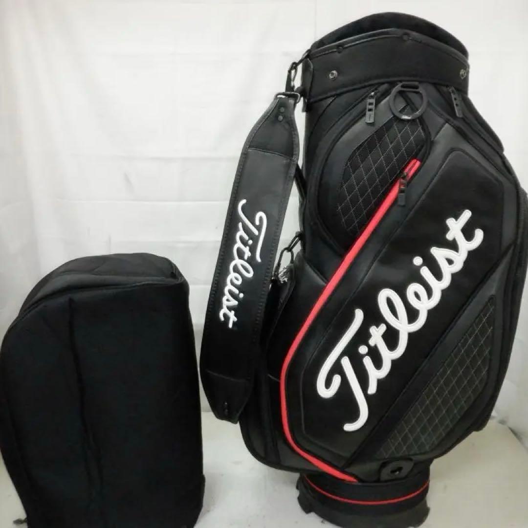 Titleist★タイトリスト★9.5型★美品★スタッフ(BK×RED) Titleist（タイトリスト） タイトリスト（TITLEIST）（メンズ）ゴルフ