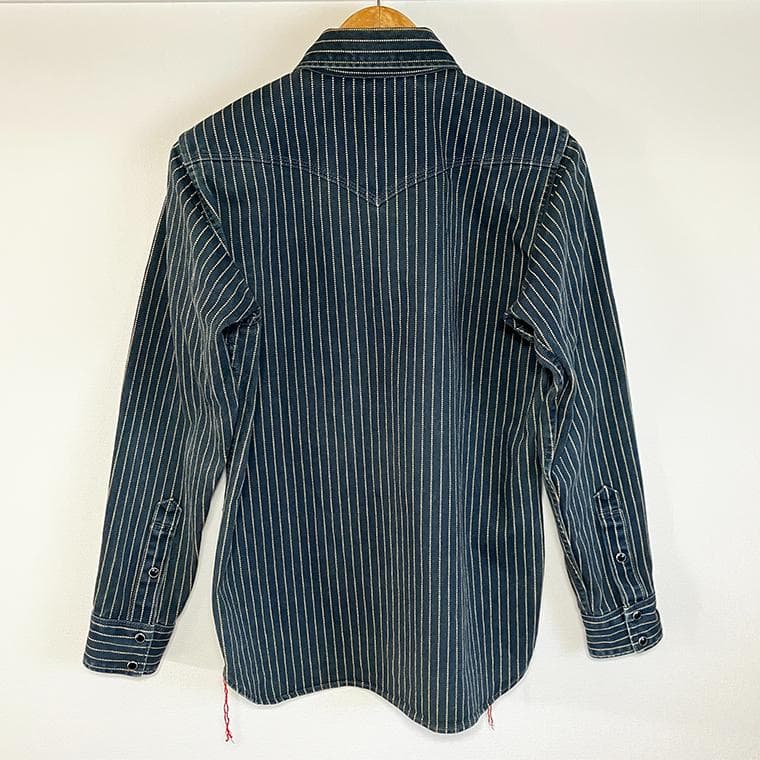 アイアンハート IHSH-62 ウォバッシュ ウエスタンシャツ ブルー S