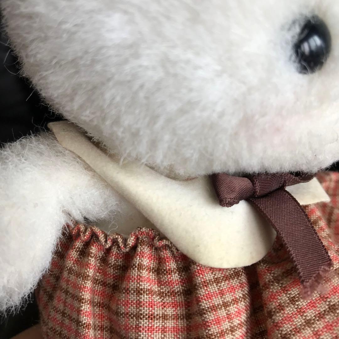 昭和レトロ サンアロー チェックワンピースねこ ぬいぐるみ - メルカリ