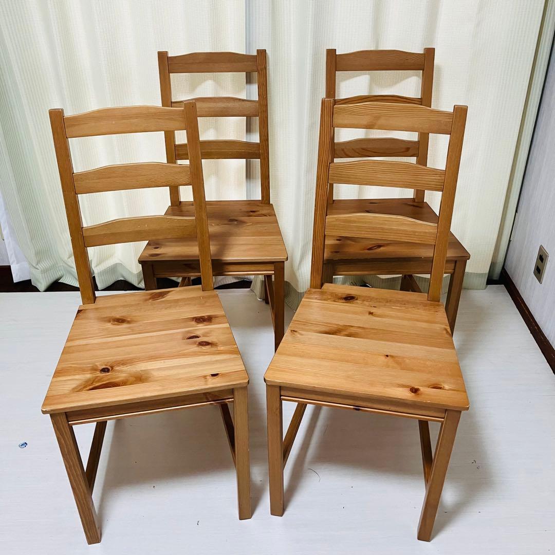 大阪 イケア ヨックモック ダイニングテーブルセット 引き取りのみ