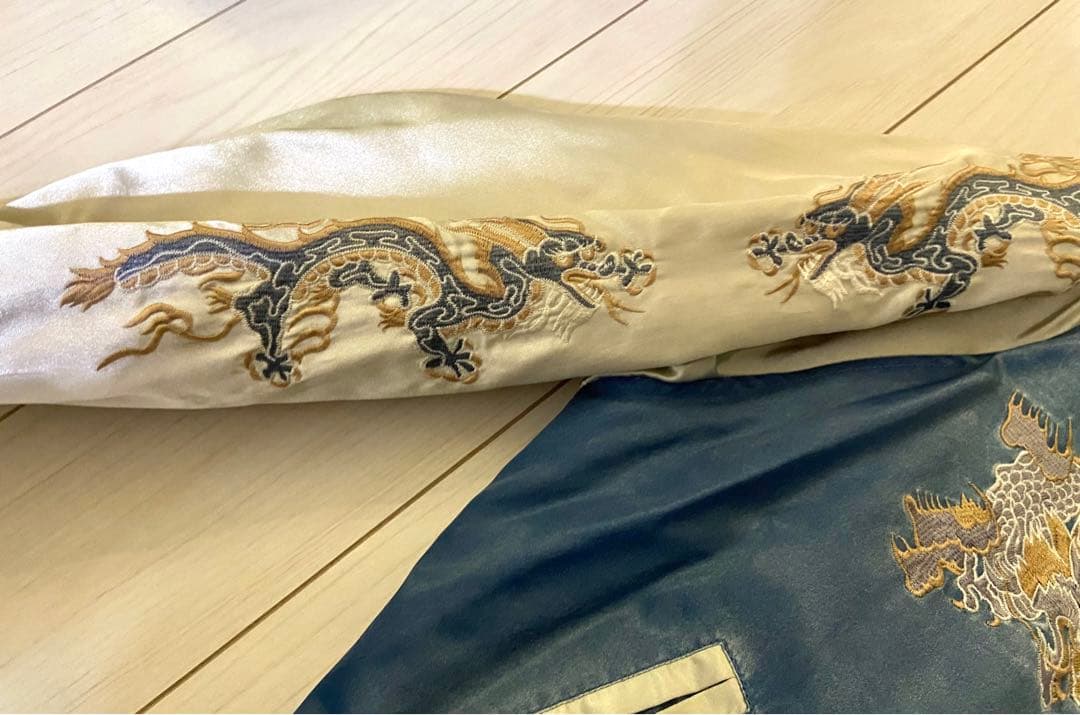 ジャングルストーム スカジャン ヴィンテージ 横須賀 80s 刺繍 - メルカリ