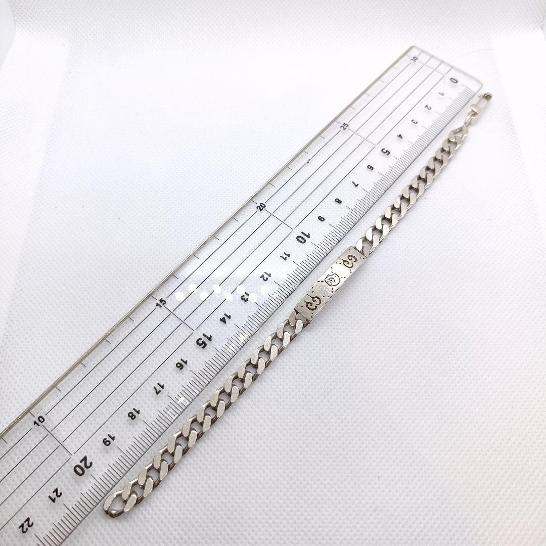 ミゾタツ様 GUCCI✨️ ブレスレット プレート ゴースト 925 シルバー