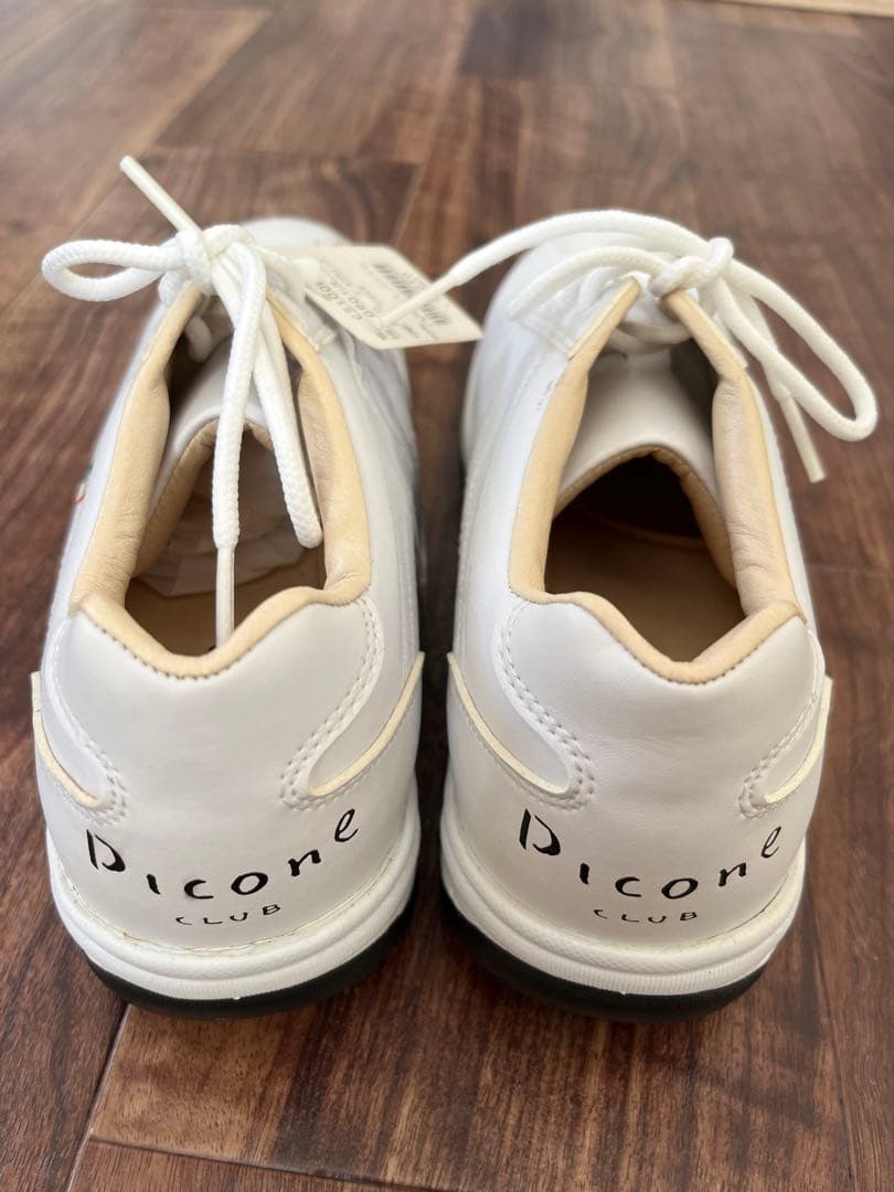 新品未使用　ピッコーネ　ゴルフシューズ 24.5cm ホワイト女性用　タグ付き