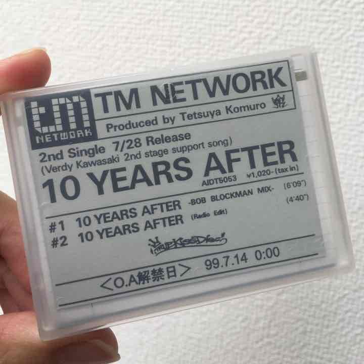 ミュージシャン TM NETWORK 2ndSingle 10years after DAT