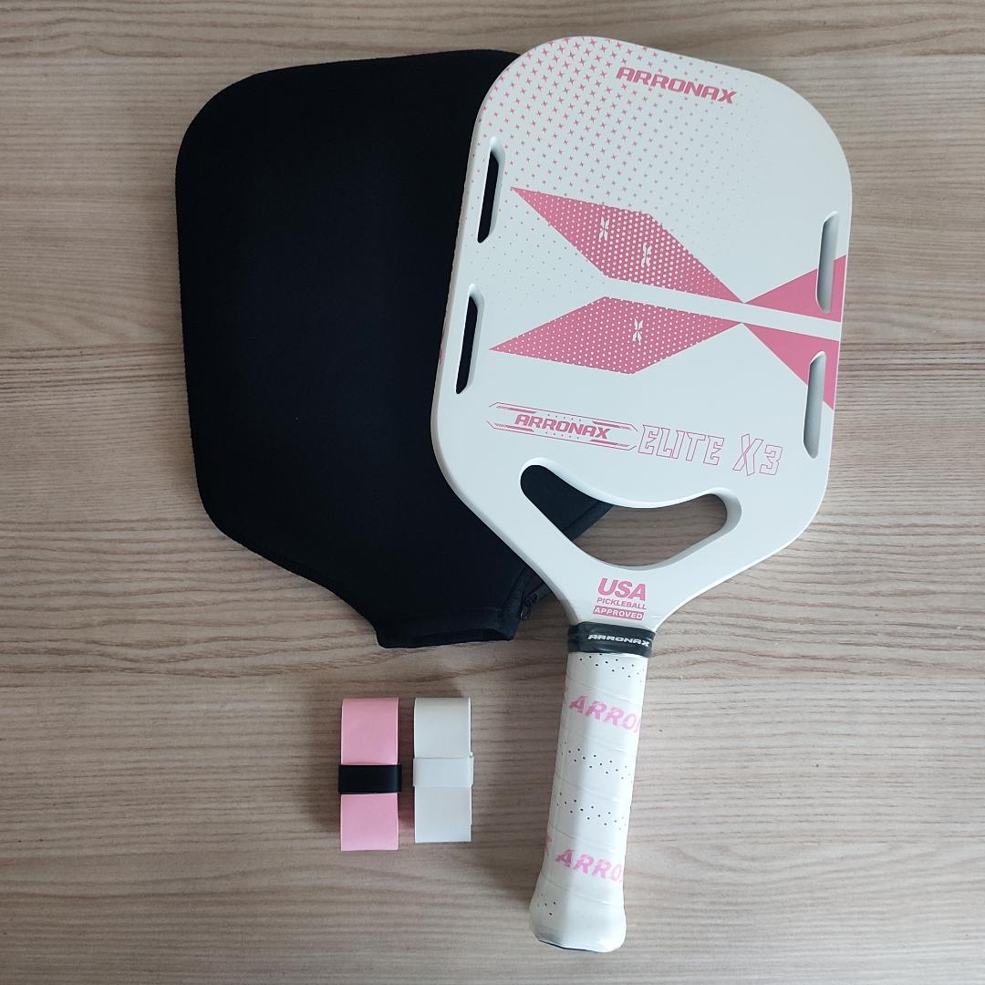ARRONAX ELITE X3 ピックルボール パドル エッジレス 白 ピンク ARRONAX ELITE X3 ピックルボール パドル エッジレス 白 ピンク - メルカリ
