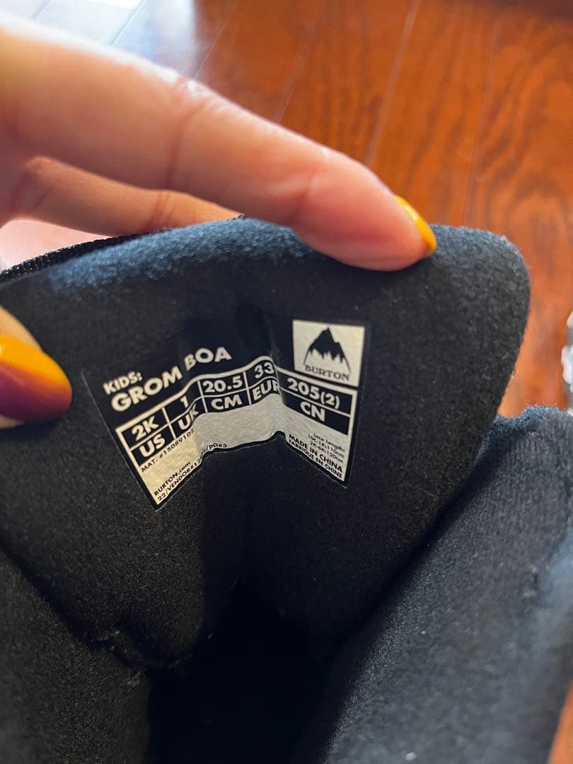 お値下げ‼️バートン ジュニア スノーボードブーツ 20.5cm