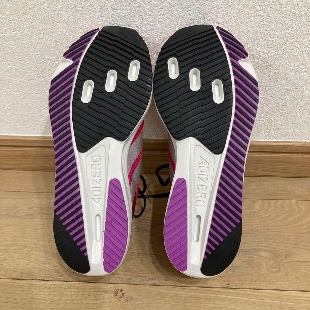 【新品】ADIZERO SL2 M 25.0cm レッド/シルバー 箱付き