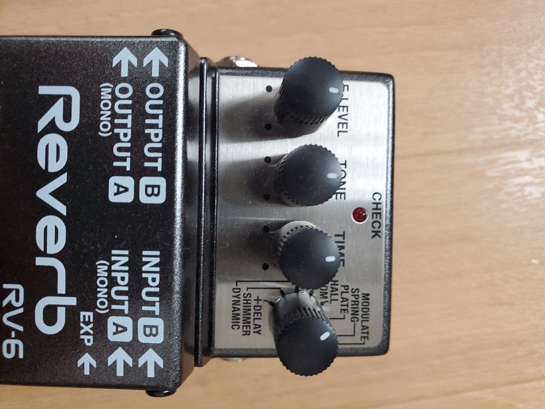 BOSS RV6 ギターエフェクター　(手押し使用のみ、1ユーザー品)
