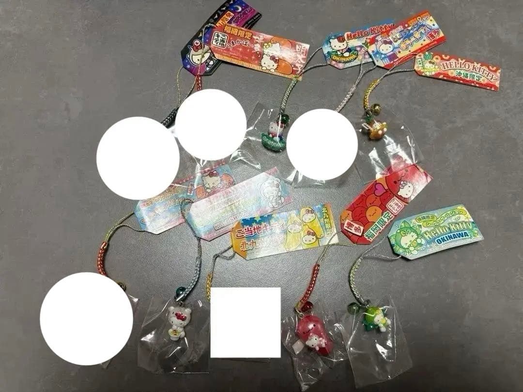 ご当地キティ 根付 ストラップ 年代物 地域限定