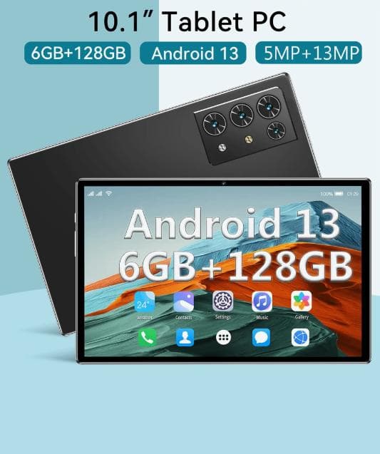 Android タブレット 6GB RAM 128GB ROM (BLACK) Amazon.co.jp: 【Android 15 タブレットGemini AI搭載 】10インチ