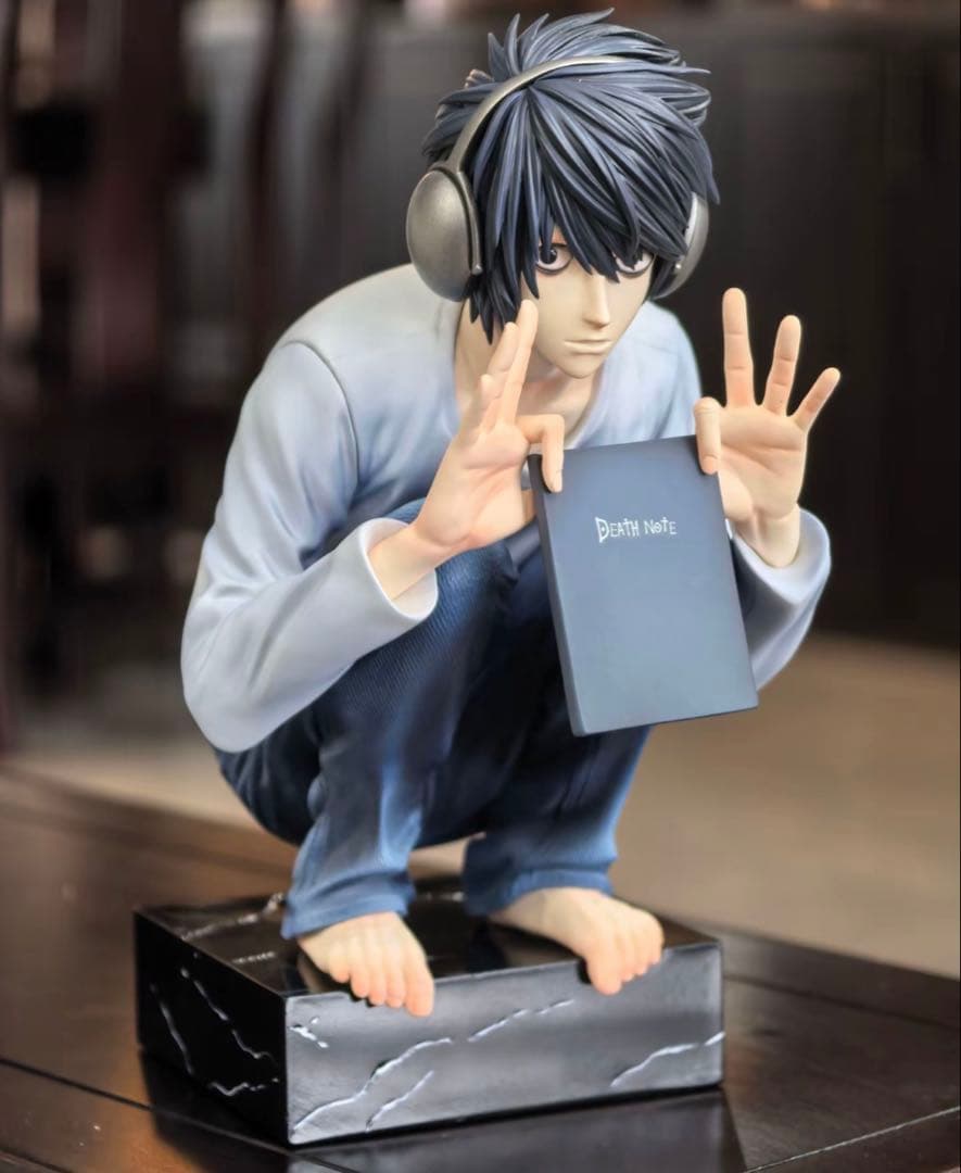 デスノート エル・ローライト L ガレージキット ガレキ スタチュー④