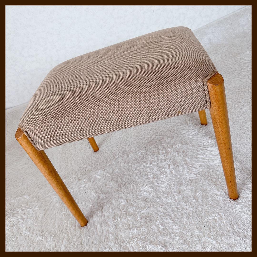 YoROZu様リクエスト品】日進木工 オットマン スツール 天然木 ジャガード S】温かみのある天然木 【Jardin】ジャルダンスツール｜ベッド