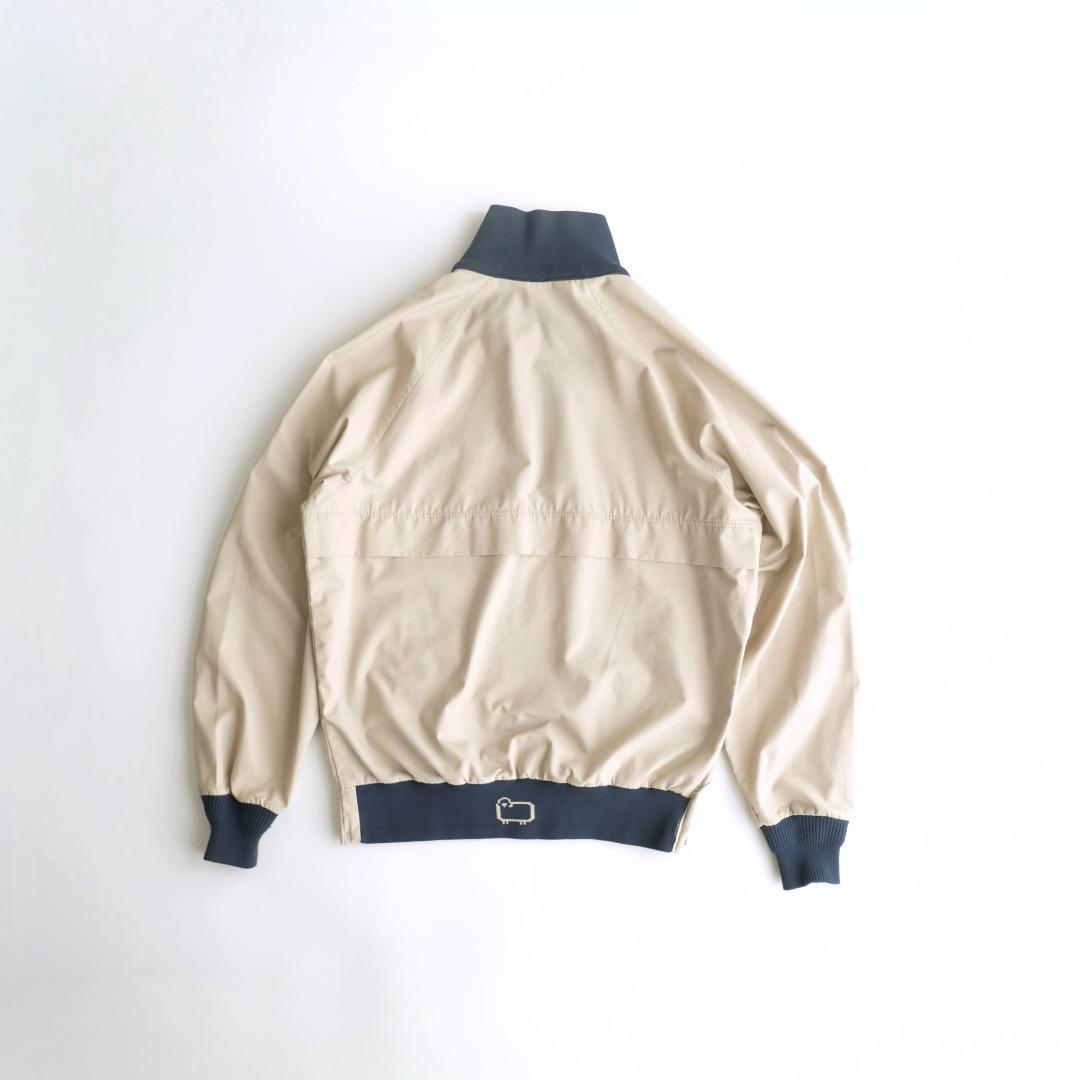 WOOLRICH USA製80s アノラックジャケット ベージュ/ネイビー M - メルカリ