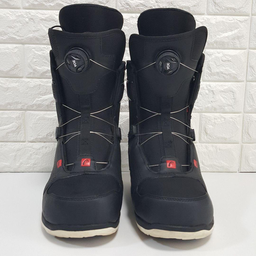 美品 HEAD スノーボードブーツ STRIKE BOA ブラック 27.5cm
