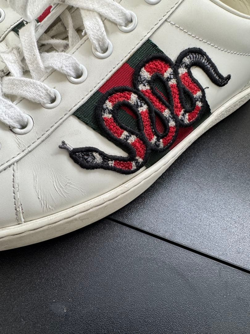 Gucci Ace Embroidered Snake | 7 = JP 26 - メルカリ