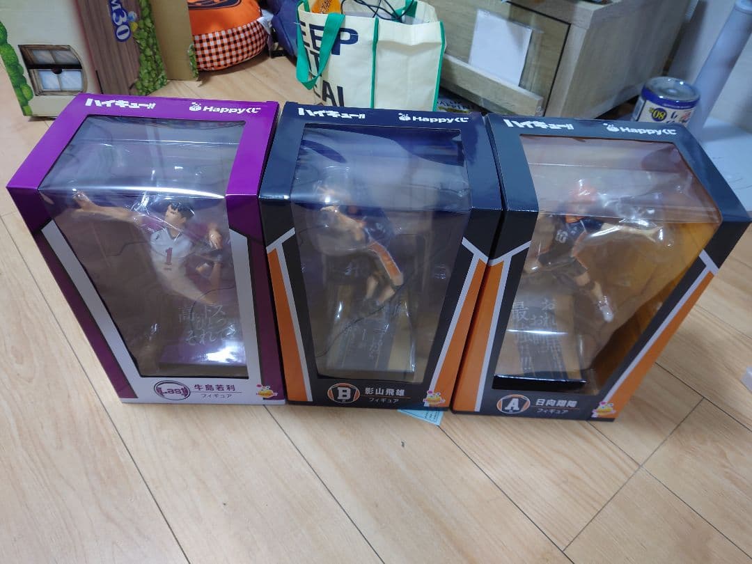 ハイキュー!! フィギュアセット 影山飛雄 日向翔陽 西谷プラス下位賞