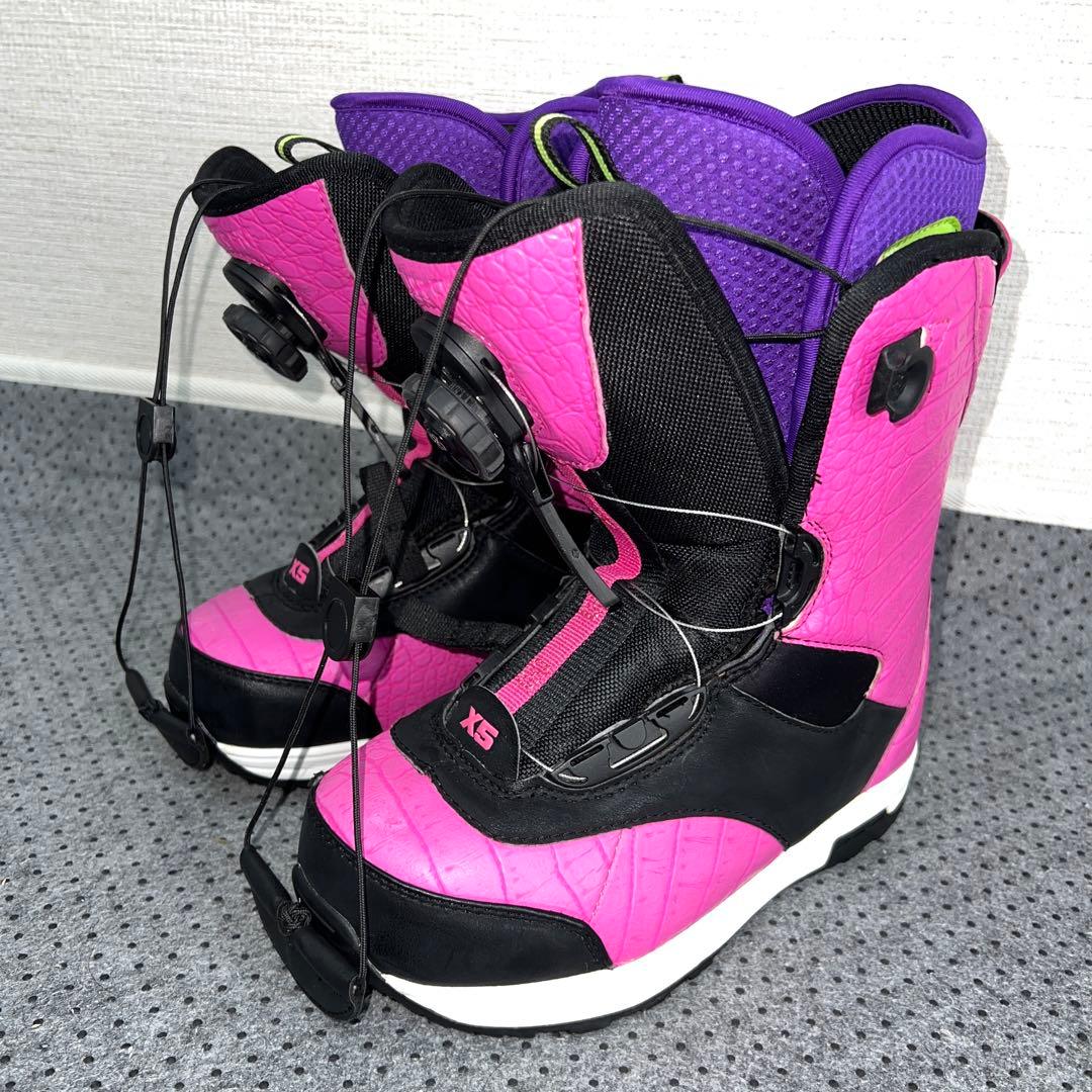 2回使用 23.5cm X5 CROSS FIVE PX BOAブーツ