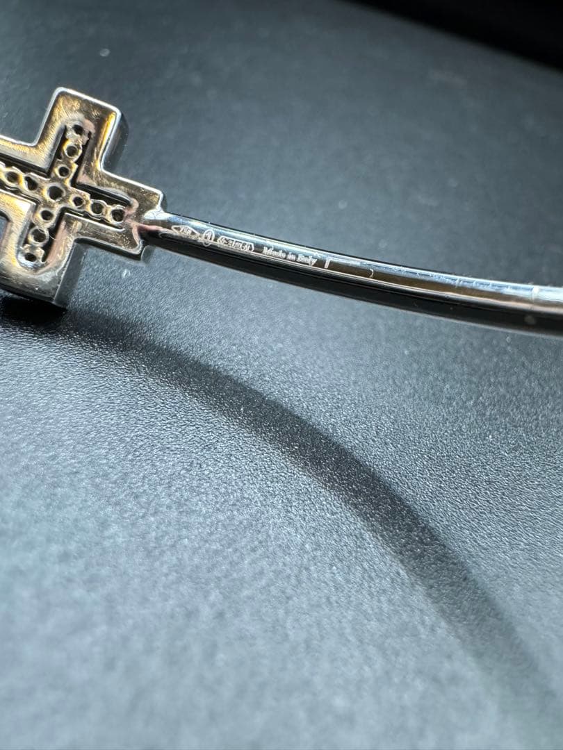 DAMIANI ベルエポック クロス バングル ダイヤ ブレスレット