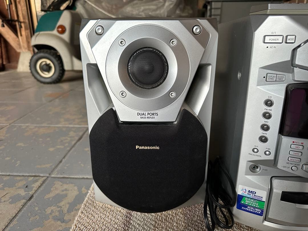 処分価格 Panasonic CD MD カセット コンポ SA-NS77MD - メルカリ