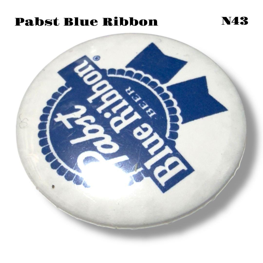 希少品！ Pabst Blue Ribbon パブスト ブルー リボン 缶バッジ - メルカリ