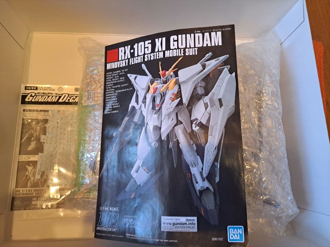 閃光のハサウェイ クスィーガンダム ペーネロペー 墨入れ 完成品 2体