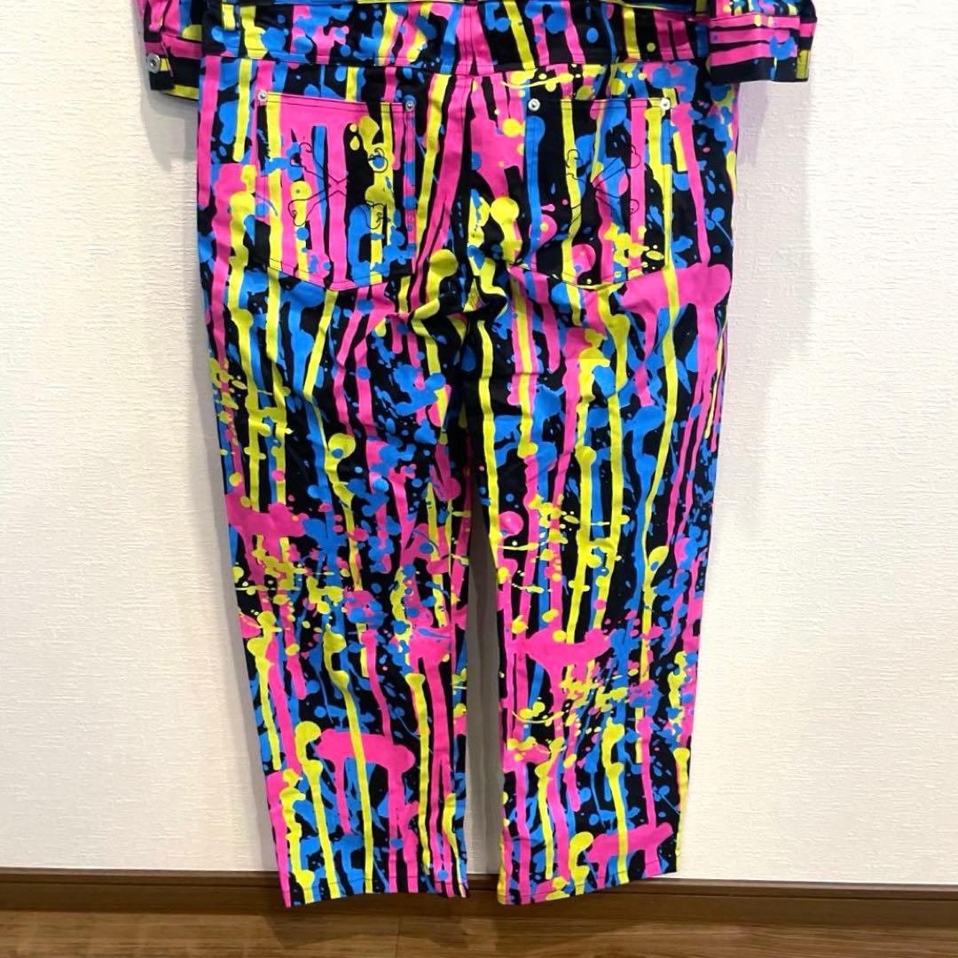 ☆未使用に近い美品☆ LOVE'S ROCK ペイントツナギ ゆるダボ 原宿系