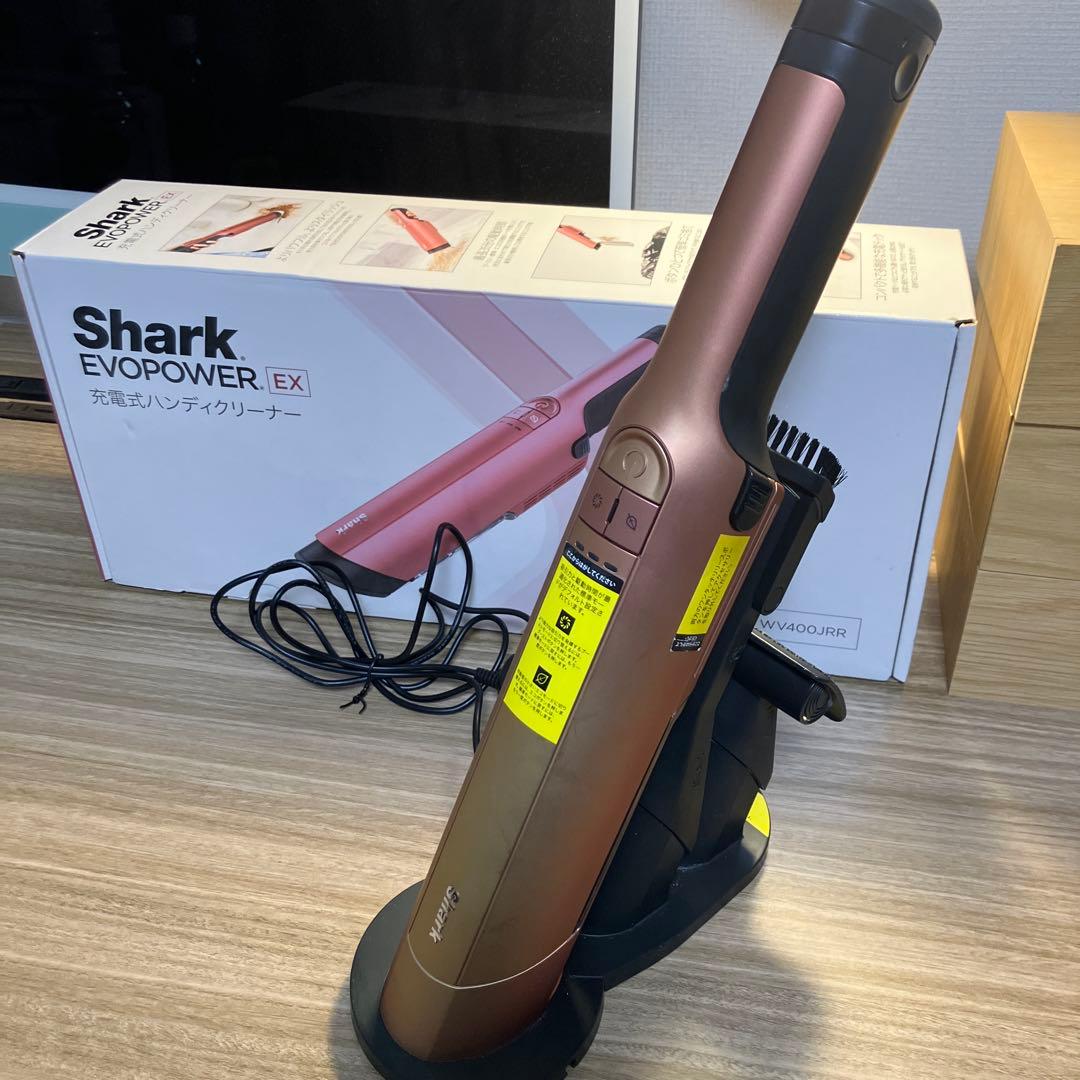 Shark EVOPOWEREX充電式ハンディクリーナー WV400JRR EVOPOWER EX 充電式ハンディクリーナー WV400J|WV400JRR|ハンディ