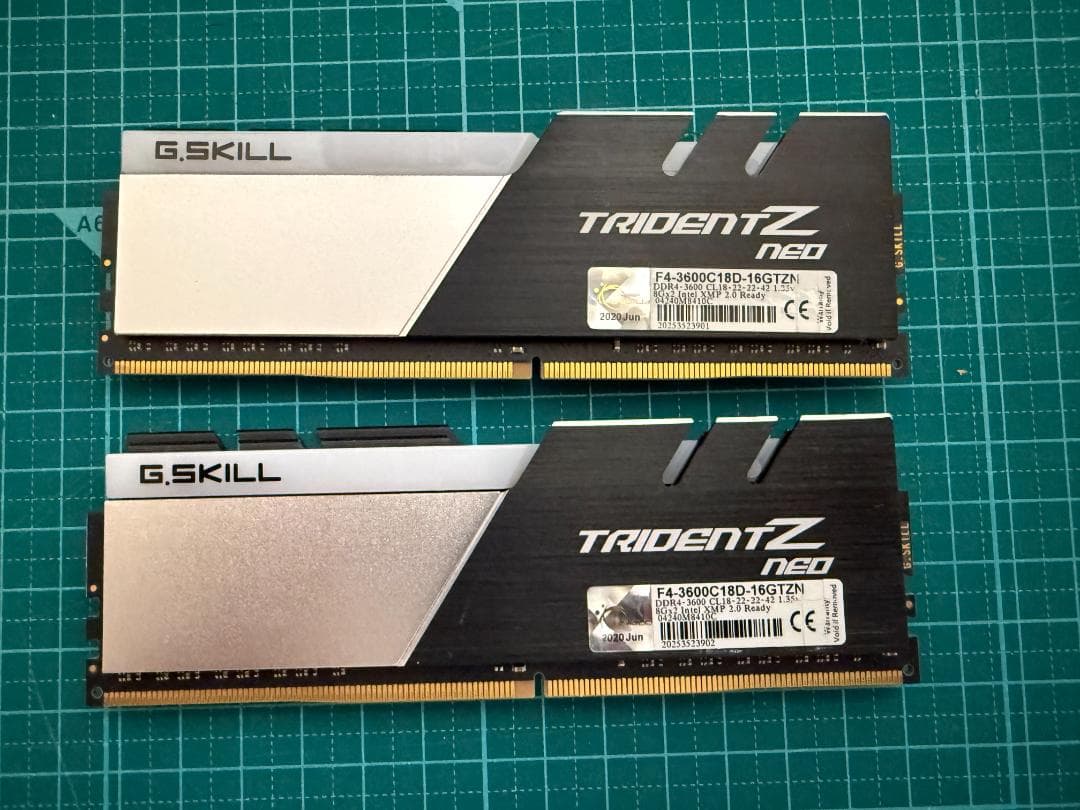G.SKILL Trident Z Neo メモリ 16GB DDR4-3600 - メルカリ