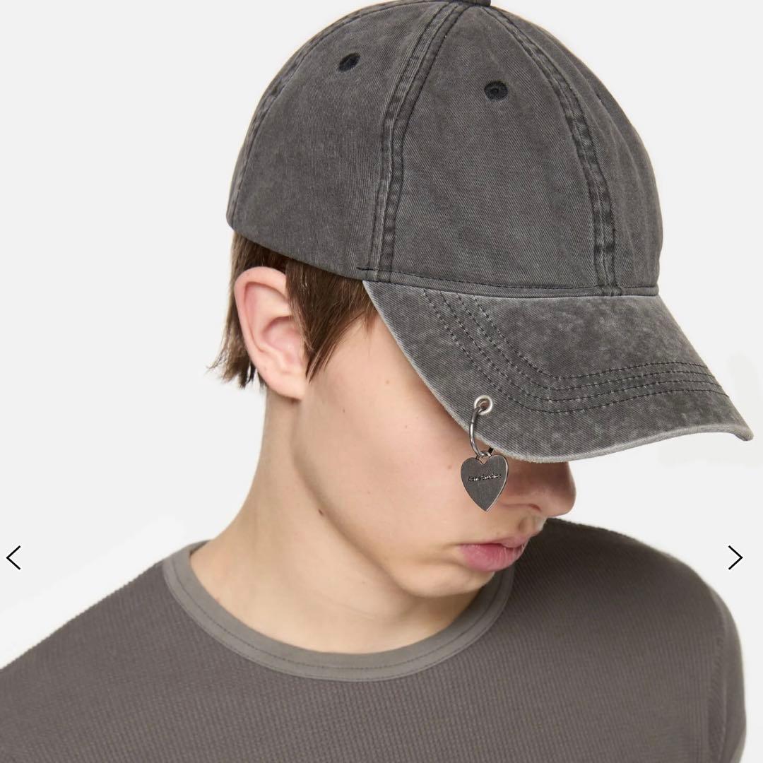 Acne Studios ペンダントツイルキャップ グレー ワンサイズ - メルカリ
