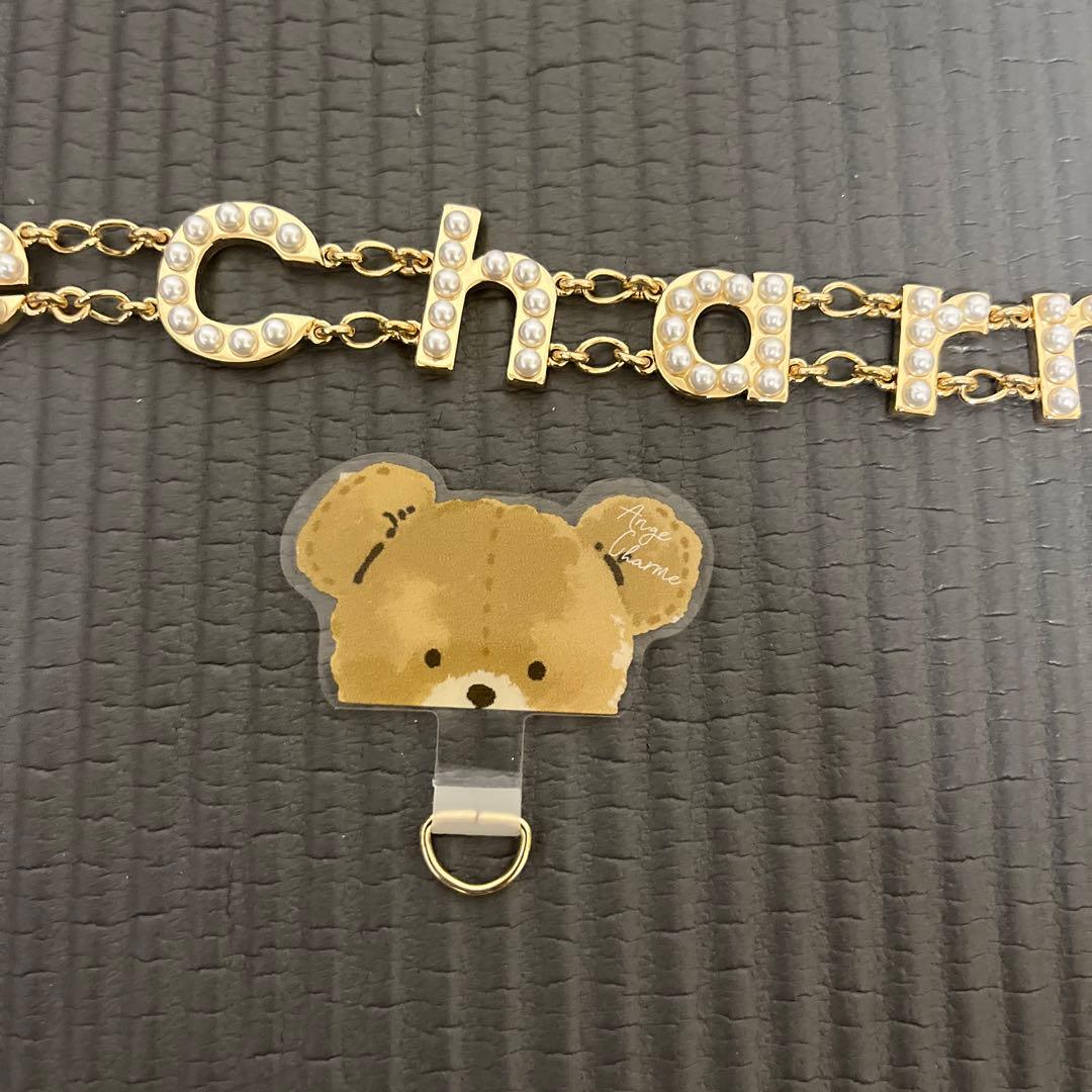 Ange Charme アンジュシャルム スマホストラップ パール 辻希美 - メルカリ