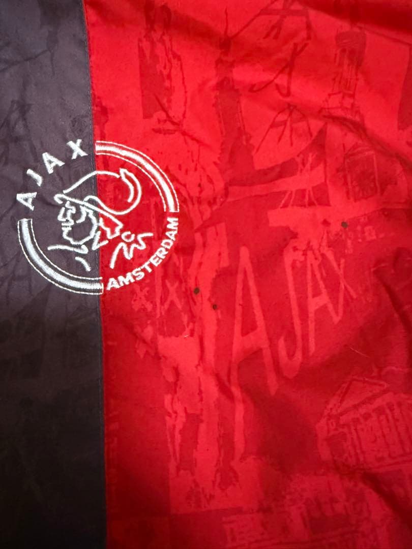 超希少！アンブロ アヤックス ナイロンジャケット M 90s 赤 菅田将暉