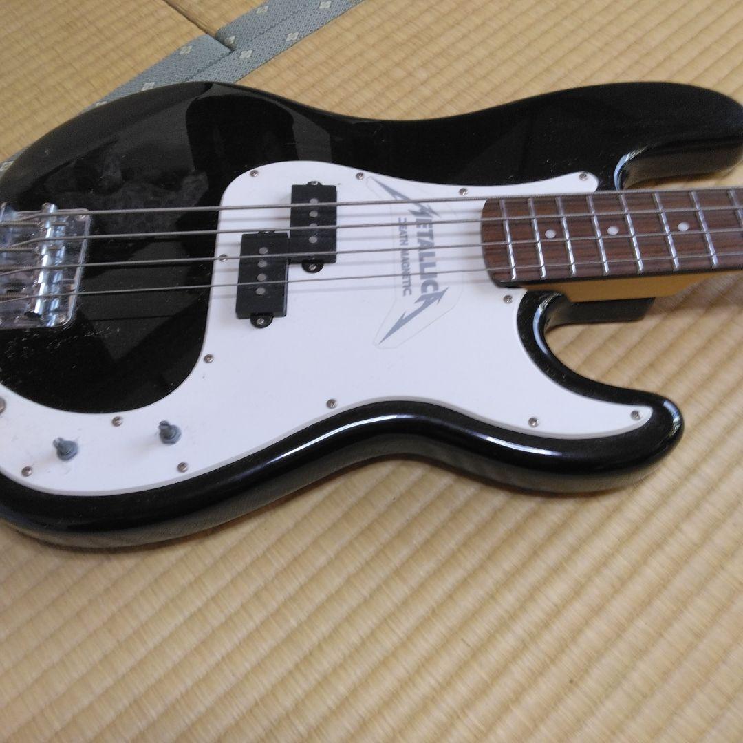 BUSKER'S エレキベース ブラックキャップ欠品 BUSKER'S BJB-Standard BLK ジャズベースタイプ ローステッドメイプル