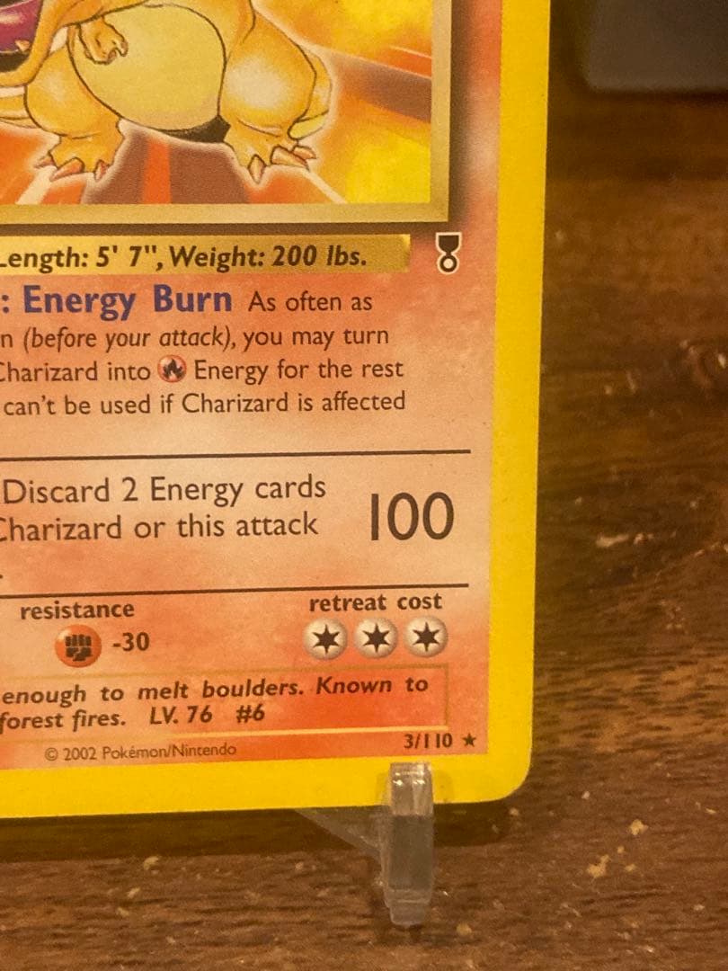 正規品 ノーマルVer リザードン英語版プロモ 3/110【ポケモンカード】