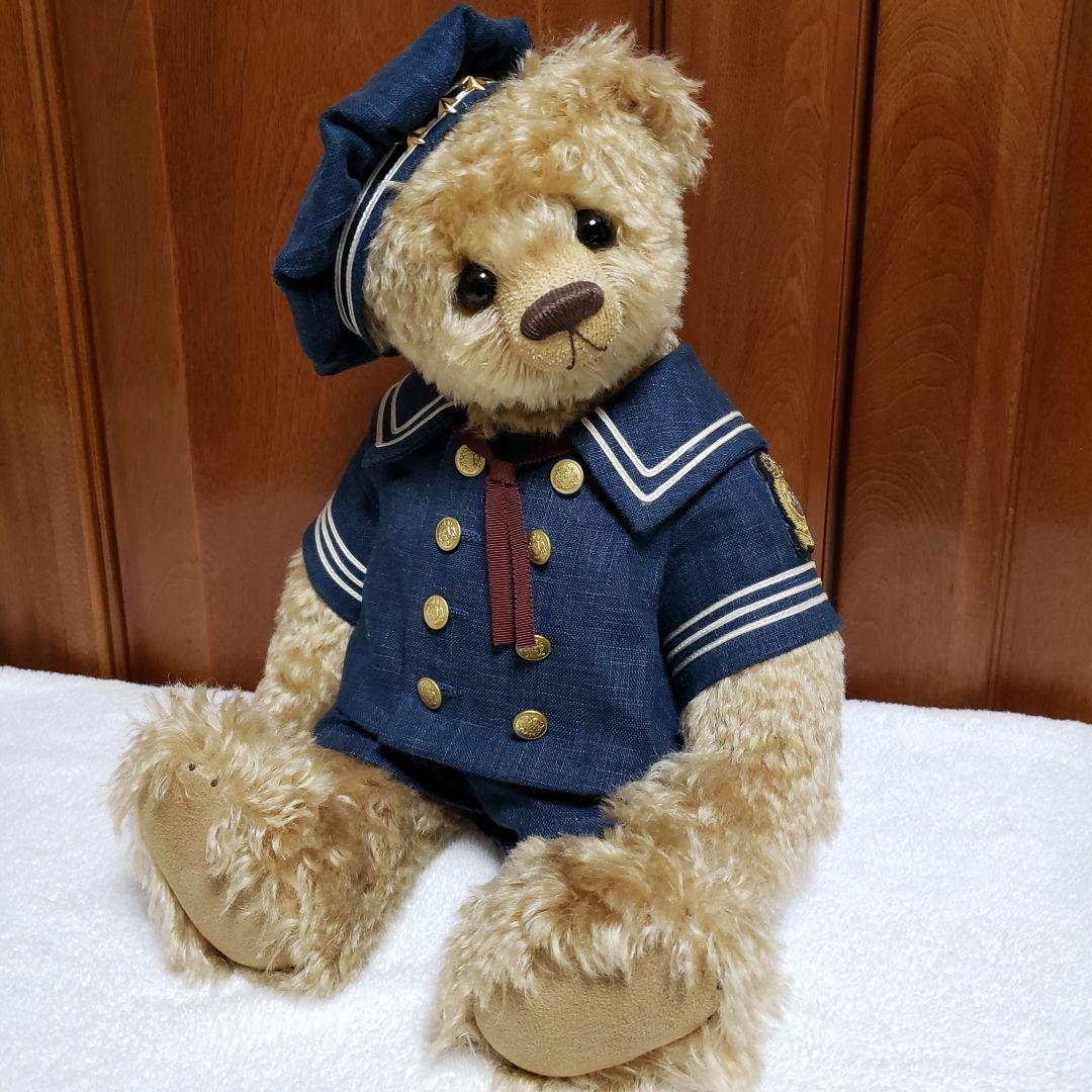 テディベア　約42cm　アーティストベア　セーラー服のベア　国内作家さま