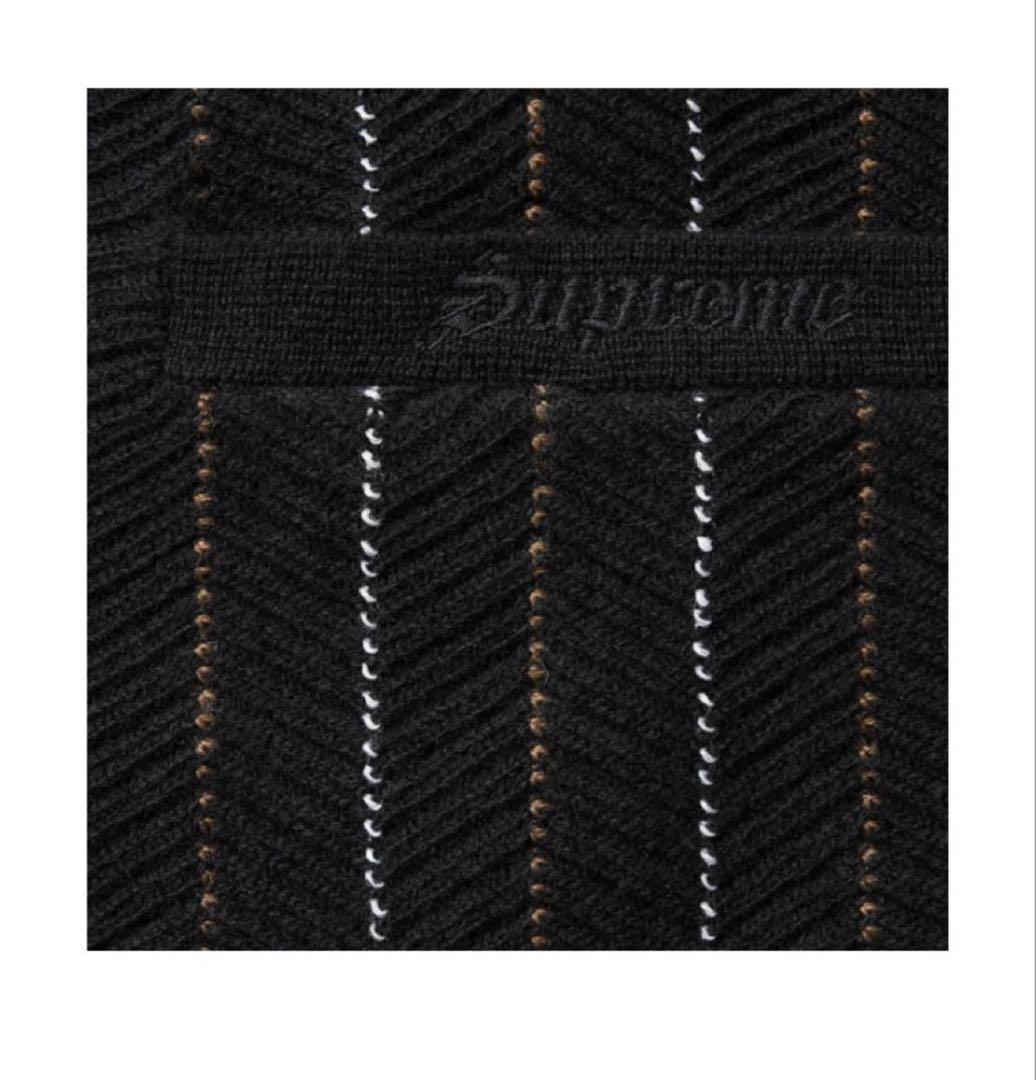 トップス Supreme Herringbone Cardigan \"Black\" L