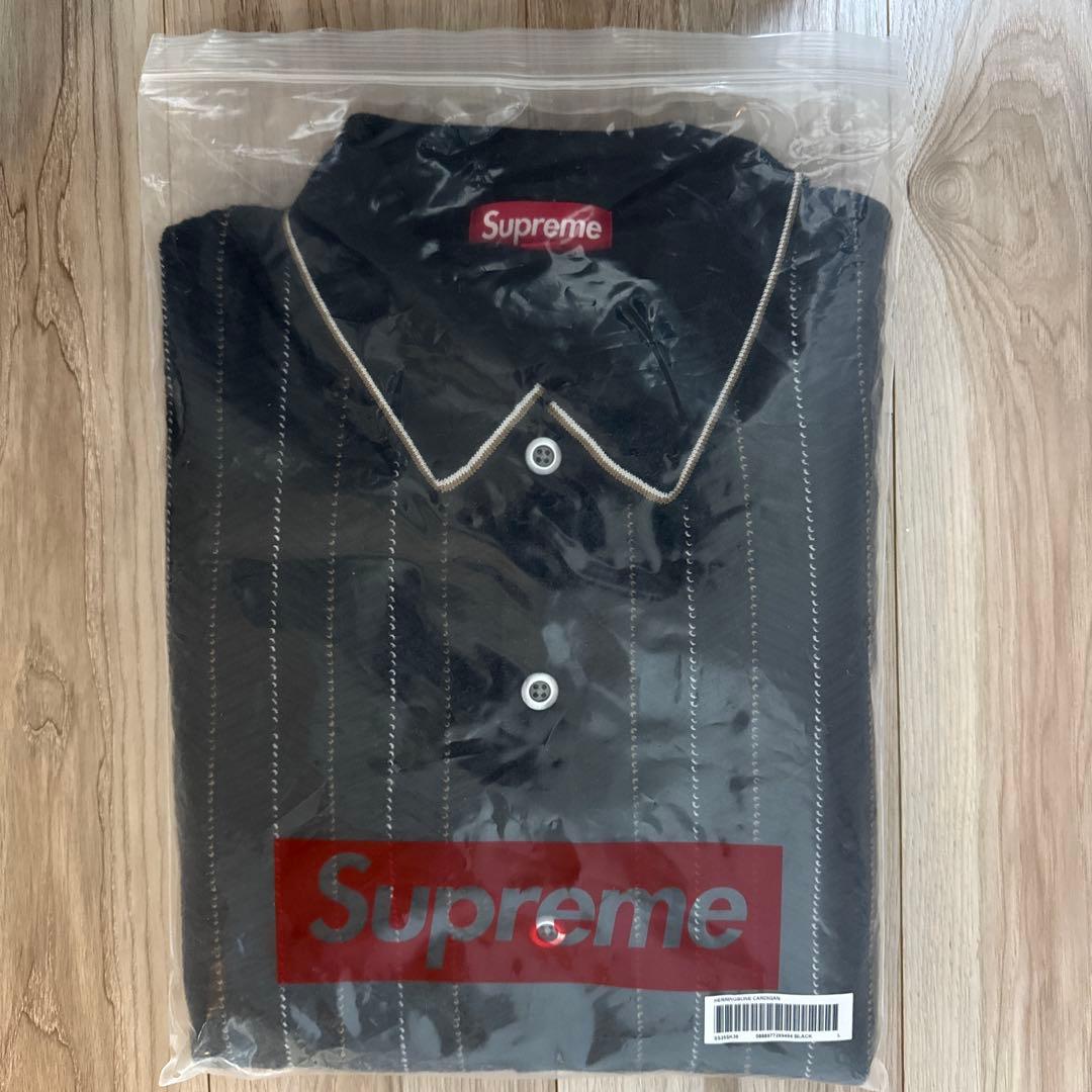 トップス Supreme Herringbone Cardigan \"Black\" L