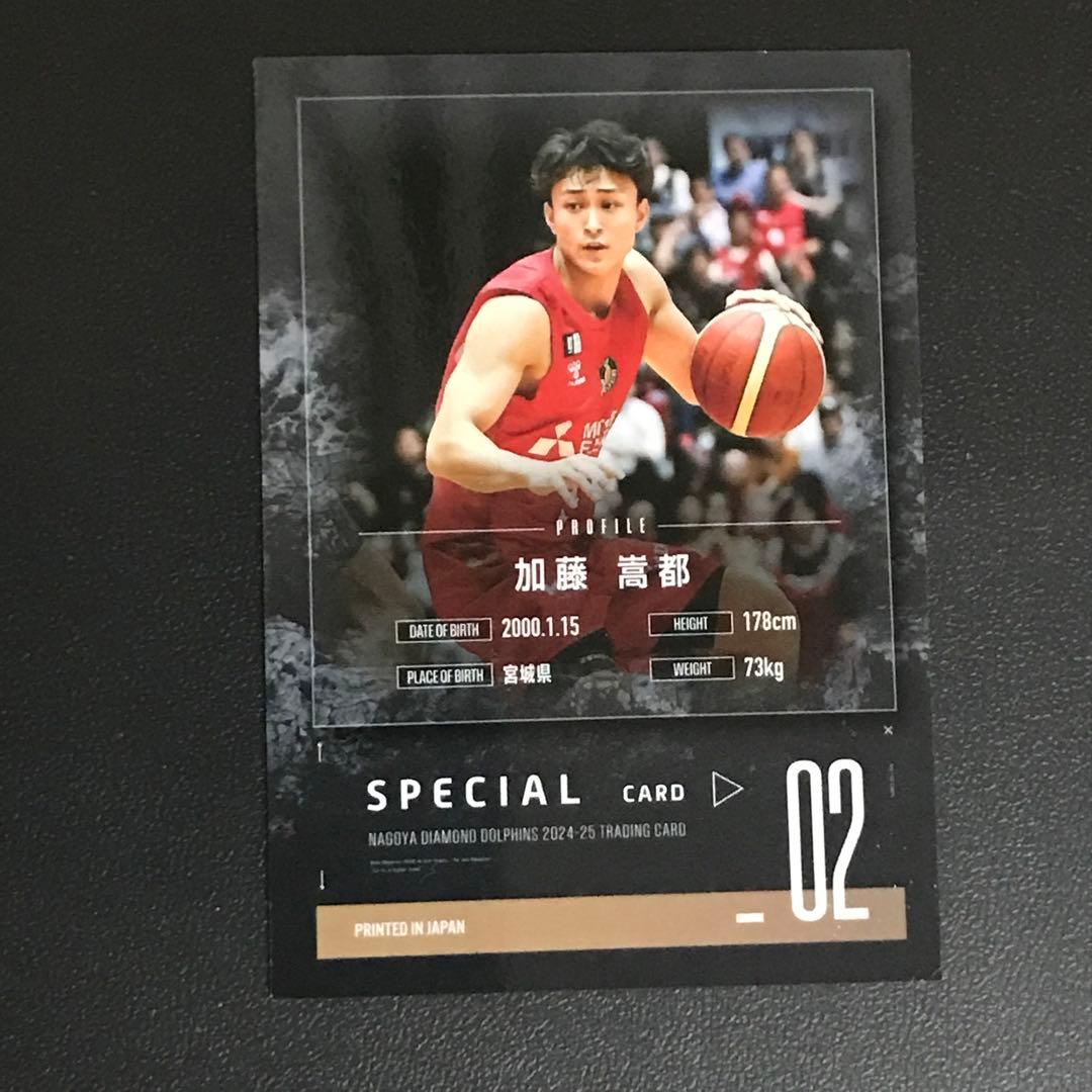 Bリーグ 名古屋ダイヤモンドドルフィンズ 加藤嵩都 金箔 箔押しサイン