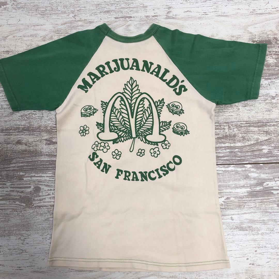 ブートレガーズGANJARGLARマリファナルド半袖Tシャツ フリーホイーラー