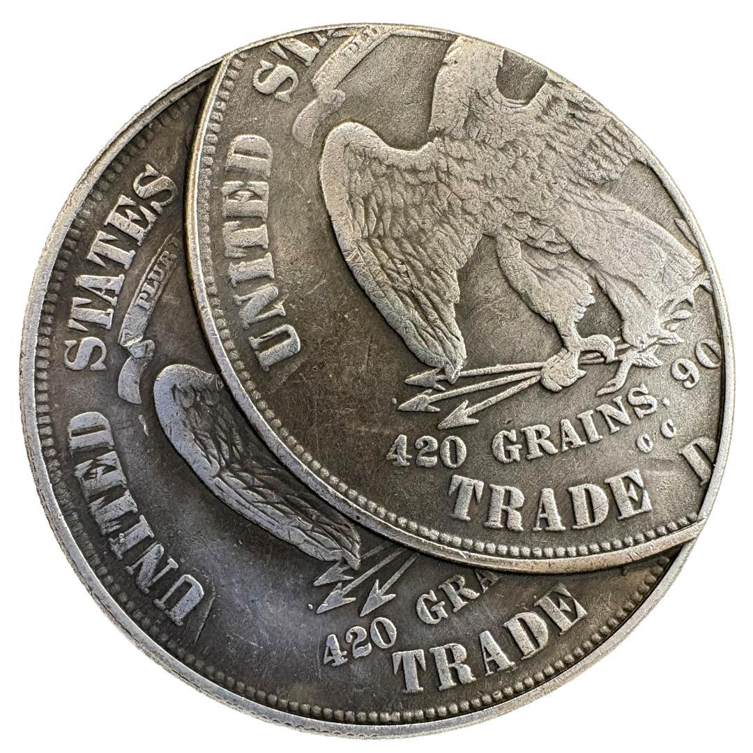 トレードダラー エラーコイン 貿易銀 銀貨 レプリカコイン エラー