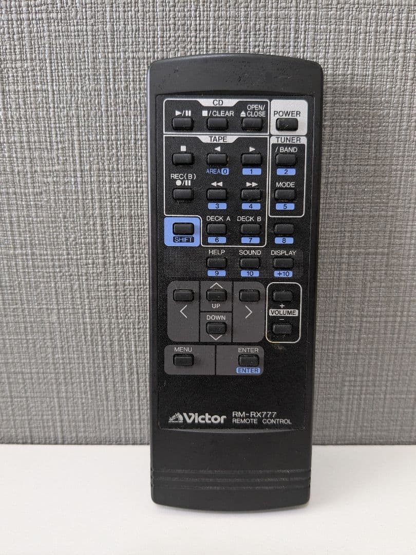 Victor バブルラジカセ用リモコン RC-X777 平成レトロ 昭和レトロ