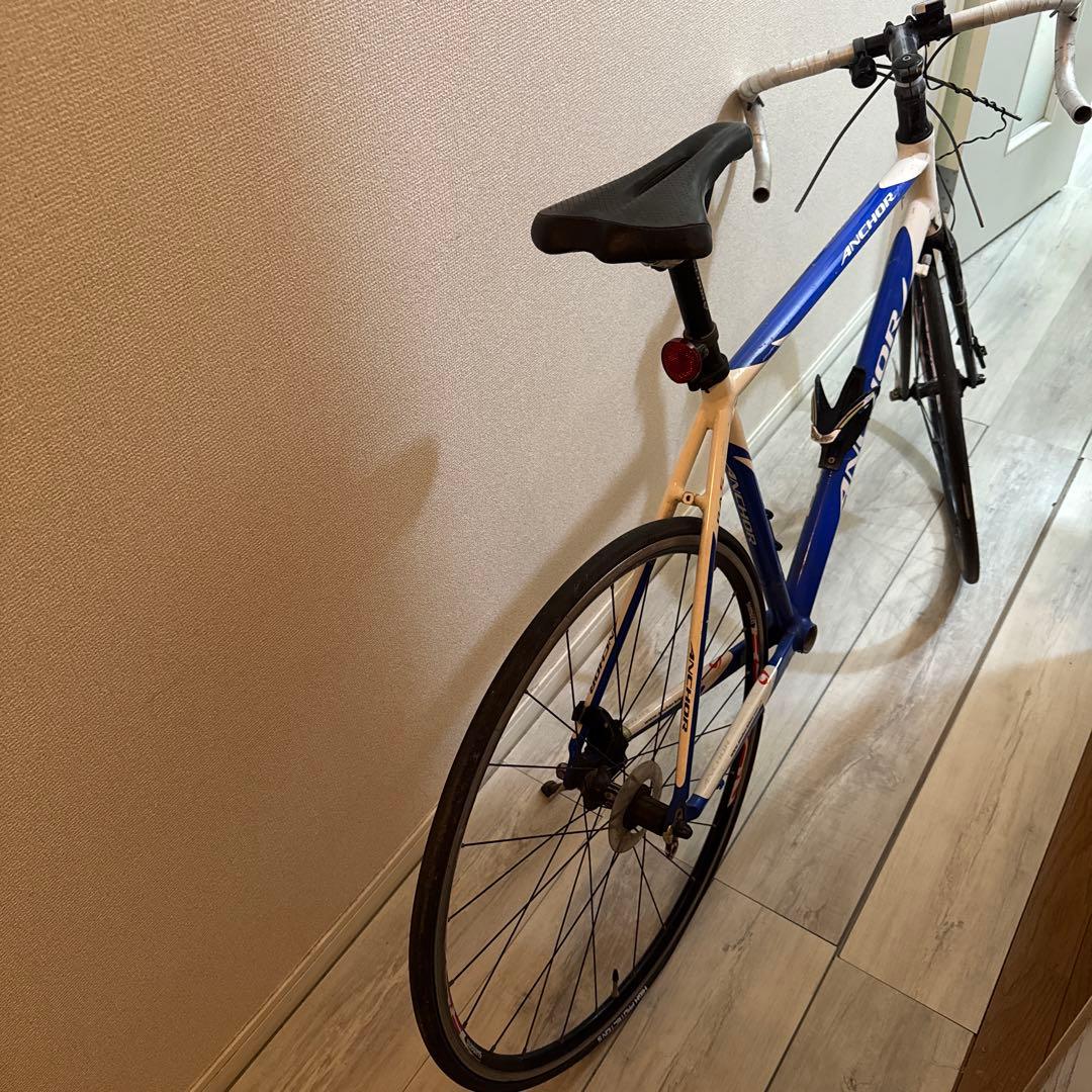 ANCHOR ロードバイク 青/白 - メルカリ