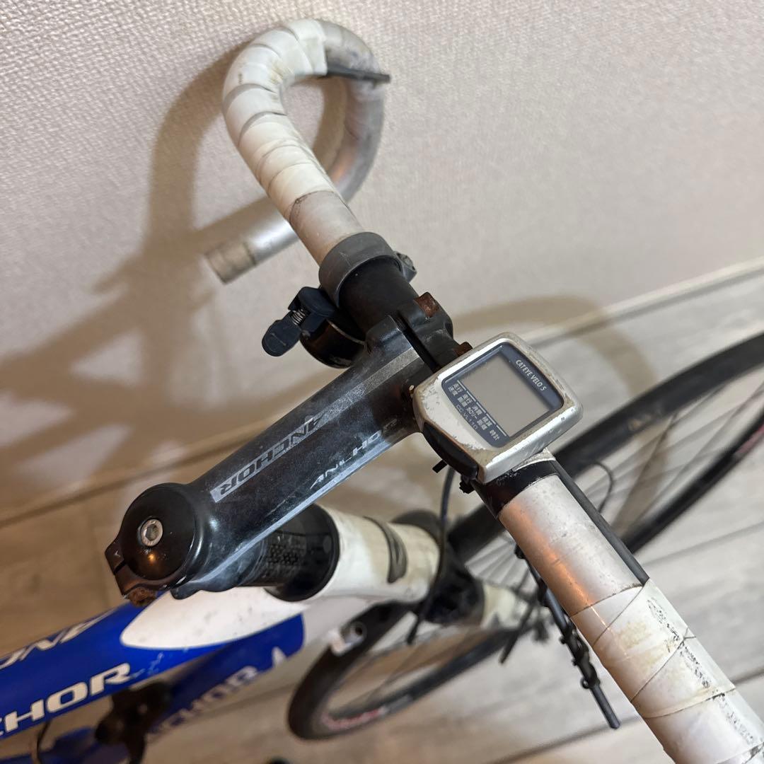 ANCHOR ロードバイク 青/白 - メルカリ