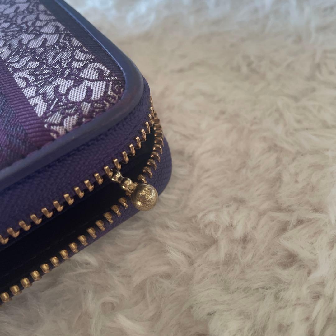 刀剣乱舞　日本の織物　長財布　プレミコ公式 財布 へし切長谷部　アメジスト