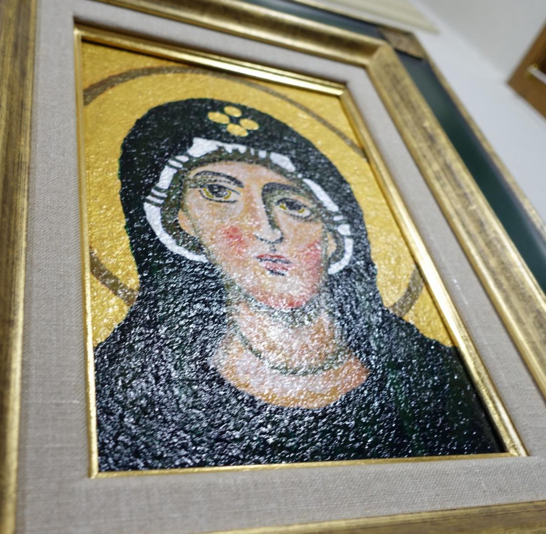 聖母マリア祈り給え」SM/ウクライナ支援/有名国際展作家/小原雅夫