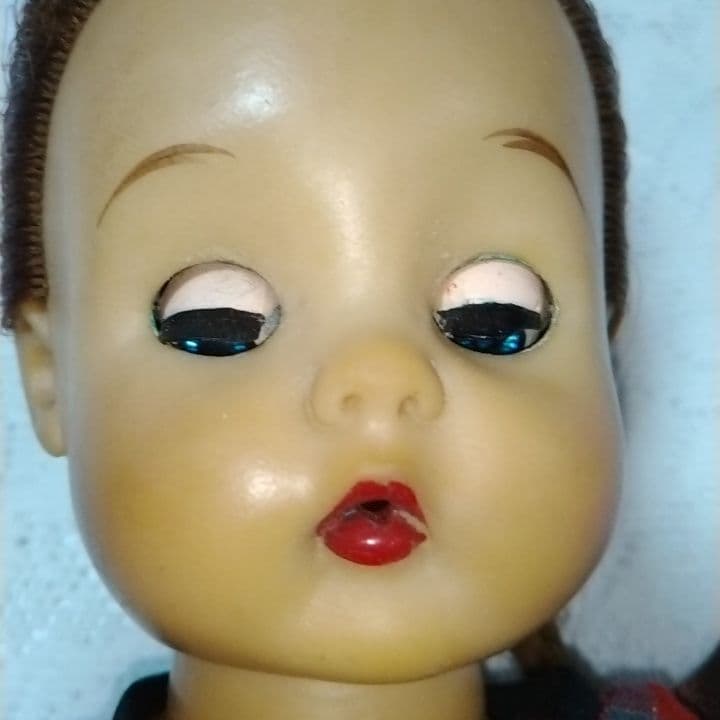 昭和レトロ・ミルク飲み人形・カール人形・当時物・スリープアイ・34