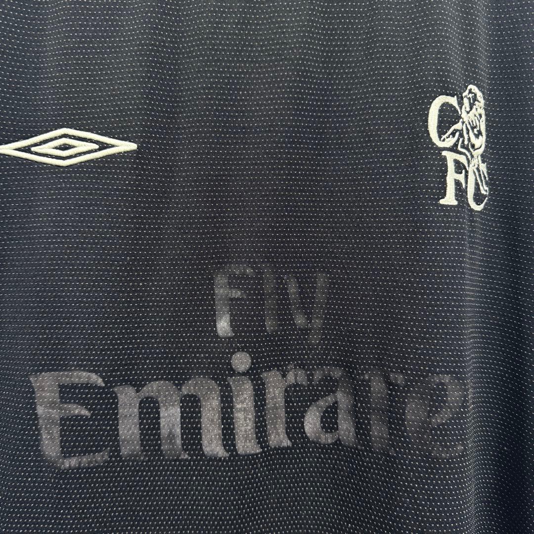 Chelsea FC Umbro サッカーユニフォーム ゲームシャツ L 黒 - メルカリ