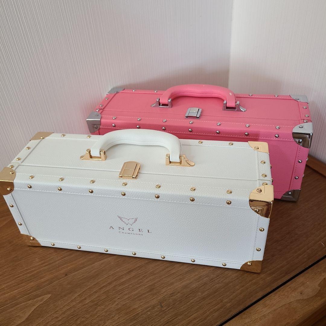 エンジェルシャンパン 箱 白ピンクセット - メルカリ