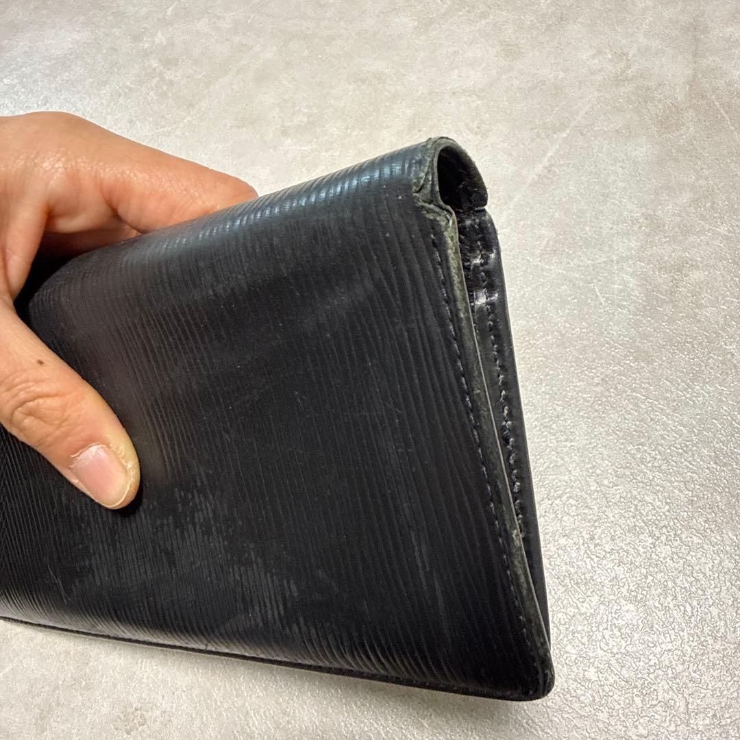 Louis Vuitton エピレザー ブラック 長財布 - メルカリ