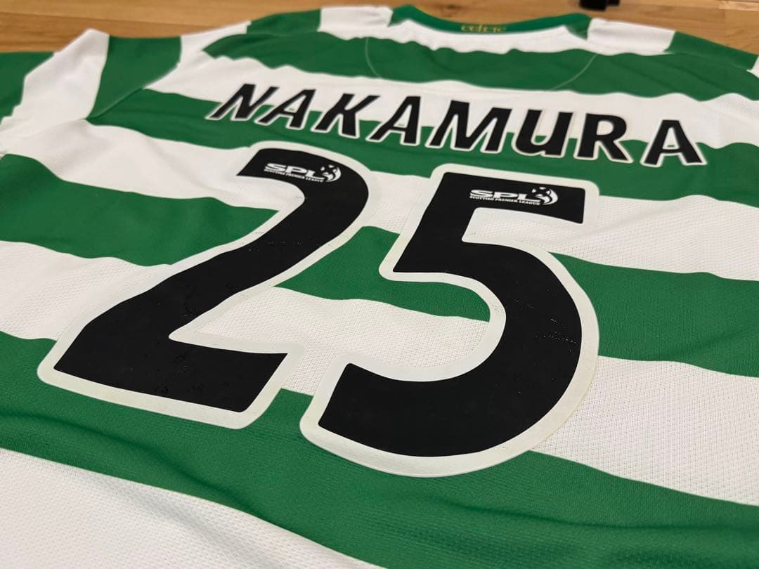 08/09セルティック 中村俊輔 新品未使用ユニフォームLサイズ ナイキ