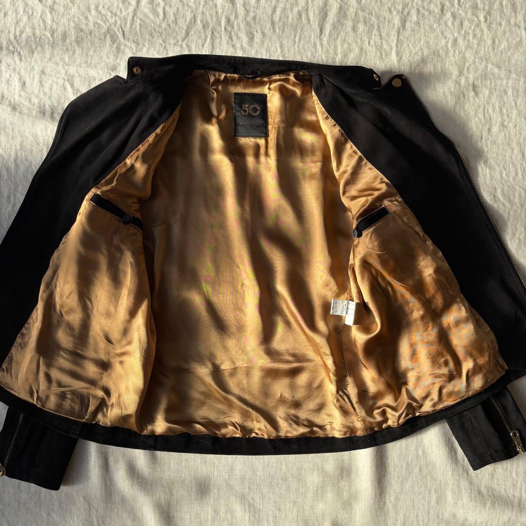 CINQUANTAチンクアンタ スエード ダブルライダース BeamsF 48 - メルカリ